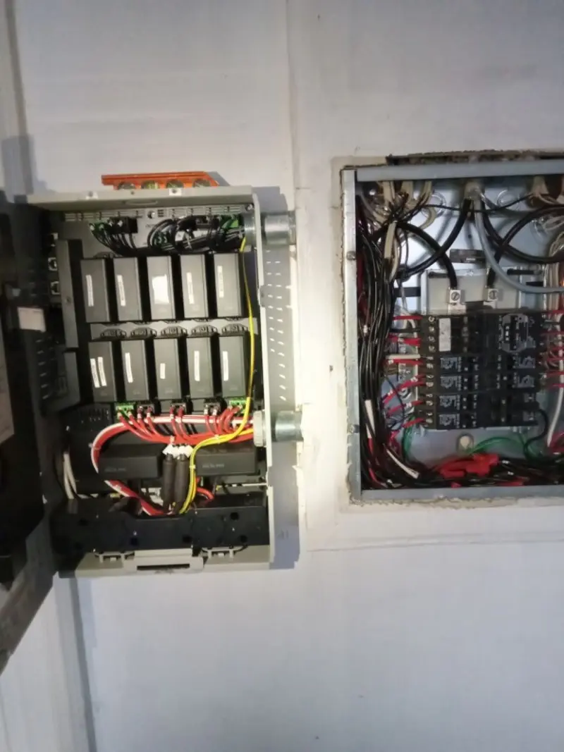 Electrical panel upgrade completed for Indoor Lighting Installation in DuPont